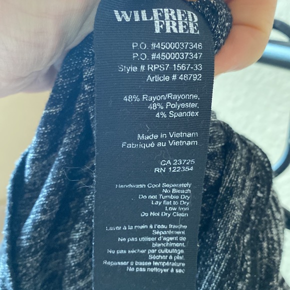 Wilfred Free Luma Open Back Long Sleeve Top - Picture 5 of 6